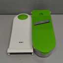 LHS Manual Food Processor Large Vegetable Chopper, 1003ML Pull String Chopper Garlic Mincer Onion Cutter for Veggies,Salad,Fruits, Nuts, BPA Free, WHITE (7 in 1, Gray)