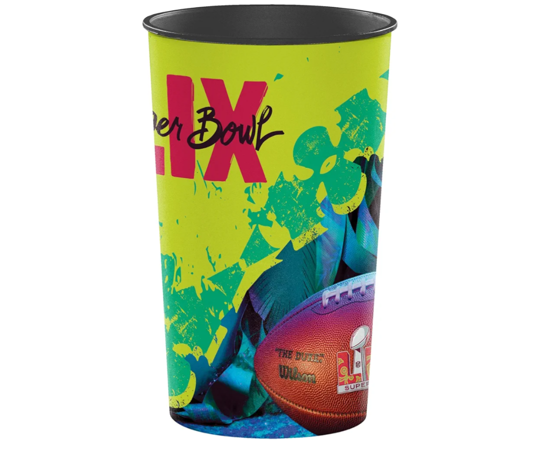 Trendware NFL Super Bowl LIX Plastic Cup - 22-Ounces