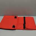 ZOBER 600D Oxford Fabric Rolling Christmas Tree Storage Bag - Fits 7.5 Ft Artificial Trees - Waterproof Christmas Tree Bag For Storage Box For Xmas, Durable Handles and Wheels - Card Slot - Red