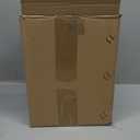 Haidms Gold Door Knobs Passage, Heavy Duty Square Brushed Gold Hall and Closet Door Knobs for Hallway, Zinc Alloy Passage Door Knob Hallways (5 Pack)