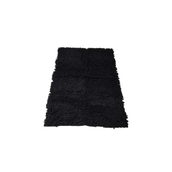 Bathroom Rugs Black 16" x 24"