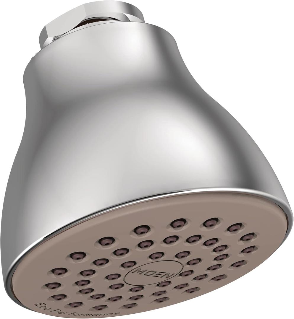 Moen 6300 One-Function Spray Head Standard Showerhead, 2 1/2-Inch Diameter, Chrome