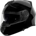 VCAN VX28 Full Face Modular Flip-Up Motorcycle Helmet DOT Approved, Coolmax Cheek Pad & OTG Ready, Black, Large