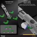 3 x Caulking Silicone Smother Remover Tool, 7-in-1 kit Scraper, Silicone Smoother, Rubber Shovel, 5 Pads, Sickle, 4 Blades. Stainless Steel Nozzle applicator, Tile Grout Removal Set I Green