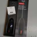 Bodum Schiuma Battery Operated Milk Frother for Coffee, Lattes, Hot Chocolate, Mocha, Cappuccino, Black