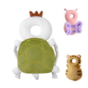 JunNeng Baby Head Protector Backpack, Toddler Walking Fall Head Protection, Green Turtle