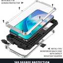 JGY Samsung S23 Metal Case with Kickstand Built-in Screen Protector Camera Glass Sturdy Military Aluminium Armor Durable Full Body Heavy Duty Shockproof Drop Tested Case for S23 (Silver)