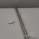 Ivilon Tension Curtain Rod - Spring Tension Rod for Windows or Shower, 24 to 36 Inch. Warm Gold