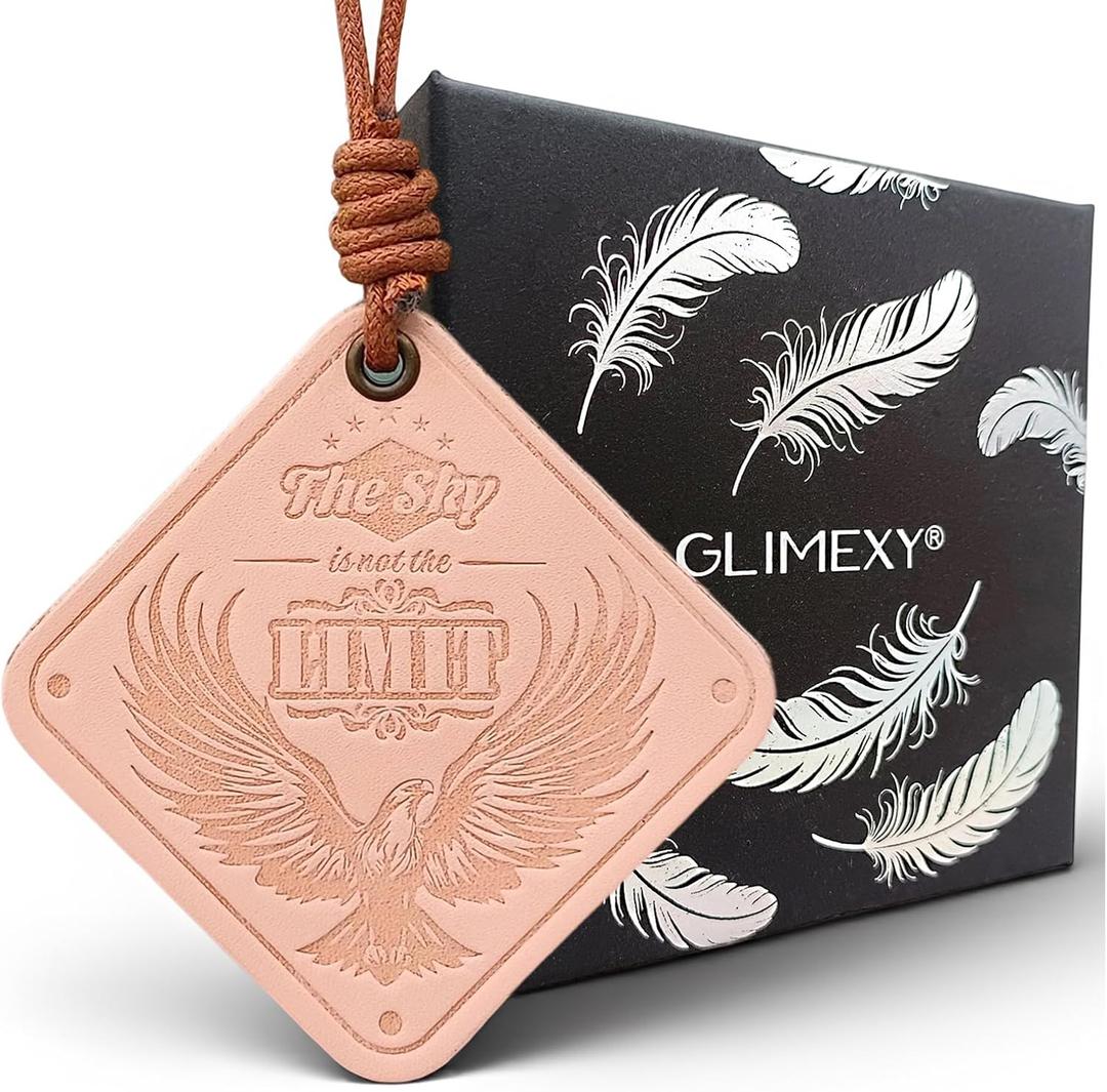 2 x Leather Car Air Freshener Eagle Car Hanging Accessories Cool Gifts for Men Ocean Scent Mens Accessories Car Smell Good Embossed Leather Bag Accessories Charms for Him