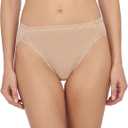 Natori Womens Bliss French Cut Panty (Medium, Cafe)