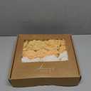 Ling's moment Artificial Flowers Fake Silk Roses Faux Foam Dahlia Combo for DIY Wedding Bouquets Centerpieces Arrangements Bridal Shower Party Home Decorations, Creamy Yellow & Cream, 24pcs