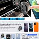 Car Phone Holder, Air Vent Phone Holder, Car Mount for Toyota Highlander 2020-2023, Magsafe Magnetic Navigation Stand Fit for iPhone 17 16 15 14 13 12 Pro Max Plus Mini, Magsafe Case, All Phones