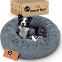 Petloox Clearance Round Dog Bed - Premium Comfort for Anxiety Relief - Fluffy & Calming Design with Ultra-Plush Support | Cozy Dog Bed with Super Soft Circle Style