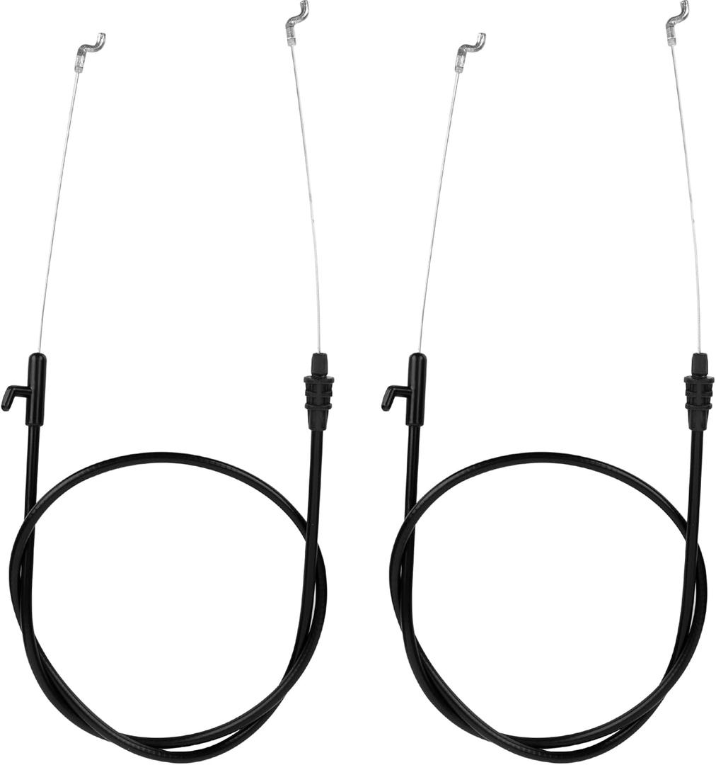 BlueStars 2 pcs 946-04661A Control Cable - Compatible with MTD 746-04661 946-04661 746-04661A Troy Bilt TB110 TB115 TB120 TB130 TB140 TB160 TB230 TB320 Bolens Craftsman Murray Yard Machines Lawn Mower