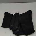 Hanes Women's Ankle Socks, Comfort Toe Seamed, Black, 6-pack, Size 5-9