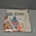 GAGEC Christmas Pillow Covers 20x20 Inch Vintage Gingerbread Red Throw Pillow Covers Christmas Xmas Winter Pillowcase Home Decor Living Room House Decorative Cushion Case for Sofa Couch