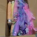 156 PCS Glow in the Dark Valentines Day Party Supplies, 12 Light Up Pop Tubes, 12 LED Glasses, 12 Light Up Headband, 20 Finger Lights and 100 Glow Sticks, Neon Party Favors for Glow Party, Birthday