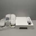 Under Desk Elliptical Exercise Machine, Elliptical Leg Exerciser as Seen on TV, 12 Speeds Leg Exerciser While Sitting for Seniors, Electric Seated Foot Pedal Exerciser for Home Gift for Women (White)