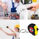 Kifmurase 16 Pcs Mini Screwdriver Keychain Tape Measure Keychains Set Bulk for Men Dad Party Favors Tools Christmas Stuffers Birthday Father Gifts