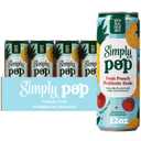 Simply POP Prebiotic Soda Fruit Punch Cans, 12 fl oz, 11 Pack (EXP 06/01/26)
