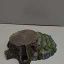 Extra Large Resin Reptile Hideouts Cave Habitat Decor for Reptiles, Amphibians, Fish Tanks and Gecko, Leopard