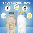 Washer Dryer Shoe Washing BagMicrofiber Wash Shoes Bags - Reusable Covers Sneaker Delicate Laundry Bags - Delicates Tennis Shoe Washing Machine Bag - Lazy Cleaner Storage Large Shoebag