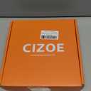 Cizoe Fascinator for Women with Black Veil Derby Headpiece Tea Party Hats and Lace Gloves, Black