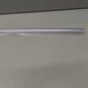 Frameless Shower Door Bottom Seal Shower Sweep with Drip Rail for 1/4" Glass,36" Long, Vinyl, Clear