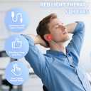 Red Light Therapy for Ears, 650nm LED Plug-in Ear Care Device, Portable USB/Type-C Dual-Power Red Light Therapy with Travel Storage Box, Gentle at-Home Ear Health Support