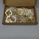 Gold Cabinet Knobs, Zinc Alloy Cupboard Drawer Knobs With Screws for Dresser (16)