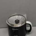 Dezin Hot Pot Electric, Rapid Noodles Cooker, Stainless Steel Electric Pot 1.6 Liter, Perfect for Ramen, Egg, Pasta, Dumpling, Soup, Porridge, Oatmeal with Temperature Control and Keep Warm Function (1.7 Quarts, Black)