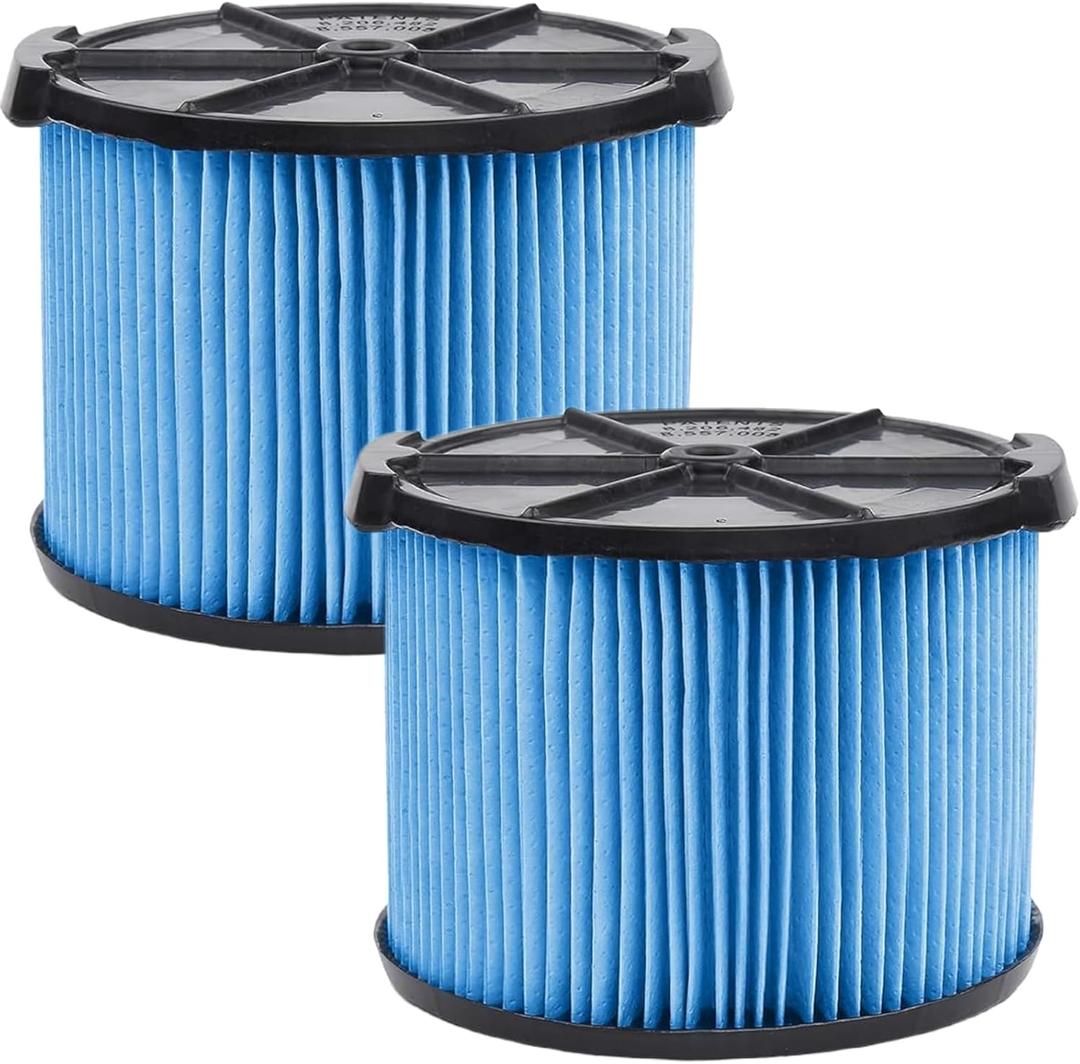 2 Pcs VF3500 3-Layer Replacement Filter Fits for Ridgid WD3050 WD4070 WD4080 WD4522 4000RV 4500RV WD4050 Shop Vac 3-4.5 Gallon Wet Dry Vacuum Cleaners