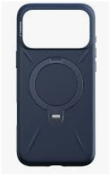 TORRAS Q3 Silicone for iPhone 17 Pro Max Case with Stand, Fit for MagSafe, Liquid Silicone Cozy Grip, 360 Spin Stand, Camera Control, Protective for iPhone 17 Pro Max Phone Case Silicone, Deep Blue