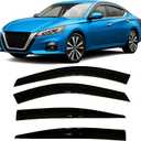2019-2025 Tape-On Rain Guards for Nissan Altima Side Window Visor Deflectors Extra Thick Vent Shades S SR SV SL L34 2019 2020 2021 2022 2023 2024