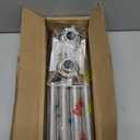 ENJOYBASICS Shower Curtain Rod 33 to 72 Inches, 1 Inch Stainless Steel Adjustable Spring Tension Rods No Drill for Bathroom, Closet, Window, Room Divider, Never Rust, Non Slip, Chrome