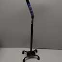 Medline Aluminum Quad Cane with Small Base for Balance, Height Adjustable 29" to 38", Knee Injuries, Surgery Recovery & Mobility, Lightweight Walking Aid for Seniors & Adults, 300 lb Weight Capacity