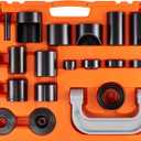 VEVOR Ball Joint Press Kit, 21 pcsTool Kit, C-Press Ball Joint Remove and Install Tools, for Most 2WD and 4WD Cars, Heavy Duty Ball Joint Repair Kit for Automotive Repairing