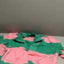 ReachMe Womens Workout Striped Short Sets 2 Piece Outfits Summer Matching Lounge Sets Top and Shorts with Pockets Light Pink Green