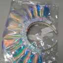 JEAIRTS Light Up Headband Led Crown Headbands Glow Rave Headpiece Flashing Costume Hair Accessories for Women