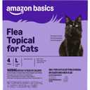 Amazon Basics Topical Flea Treatment for Large Cats (Over 9 pounds), 4 Count