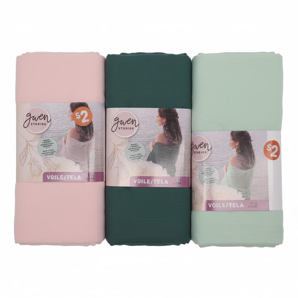 Gwen Studios 2 Shawl Pack, 3 Color Set