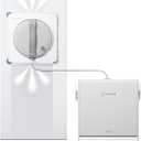 ECOVACS WINBOT W2S Omni Window Cleaning Robot, with 6-in-1 Multifunction Station, TruEdge Edge-to-Edge Precision, Triple Wide-Angle Spray Nozzles, 12-Level Safety System, Dual Power Modes