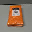 2 x Creative Converting 16-Count Touch of Color 3-Ply Paper Guest Napkins, Sunkissed Orange - 95191