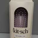 Kitsch Detangler Brush  Flexible Curly Hair Brush for Women, Men & Kids | Detangling Hairbrush with Bendable Frame and Ultra-Smooth Bristles for Wet or Dry Strands - Soft Violet