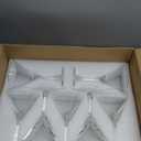 Martini Glasses Set of 7, 6.3oz Cocktail Glasses, Classic Stemmed Martini Wine Glasses, Clear Martini Glass Set for Bar, Cocktail Party, Wedding, Outdoors, Camping and More