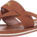 Lauren Ralph Lauren Rosalind Sandal (5, Tan Nubuck Pu)