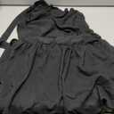 SOLY HUX Women's Leopard Print Dress Animal Cheetah Dresses Summer Halter Tie Flowy Party Club Night Out Mini Dress (Pure Black,Small)