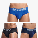SKYSPER Men's Jockstrap Breathable Mesh 2pcs 3pcs 4pcs Jock Strap Male Underwear, Athletic Supporters for Men