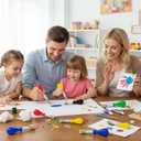 36 PCS Toddler Paint Brushes, Chubby Paint Brushes for Kids with Colorful Handle Paints Brush for Toddlers Easy Grip Paintbrushes Chubby Paints Brush Bulk for Watercolor Painting Art Craft Projects