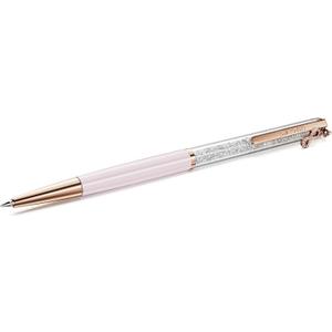Swarovski Crystalline Silk ballpoint pen, Infinity, Pink lacquered, Rose gold-tone plated